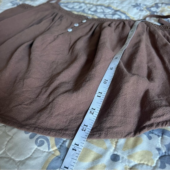 VICI + Caitlyn Collab Linen Blend Two Piece Set. Button top, wide leg pant, M - Picture 15 of 16